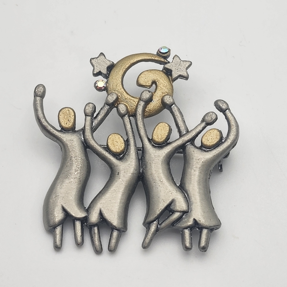 Patricia Darling Dash Truly Great Friends Brooch